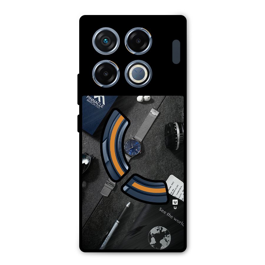 See The World Metal Back Case for Infinix GT 20 Pro