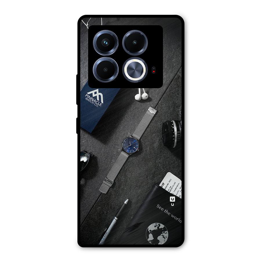 See The World Metal Back Case for Infinix Note 40 5G
