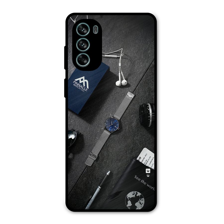 See The World Metal Back Case for Moto G62