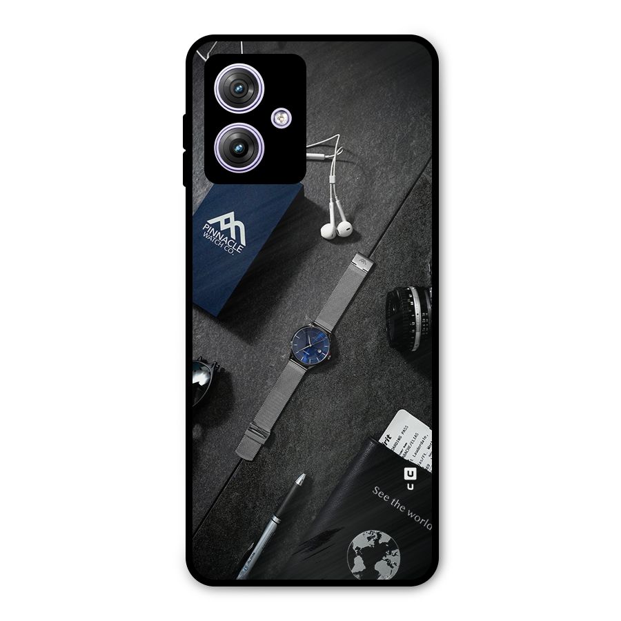 See The World Metal Back Case for Moto G64