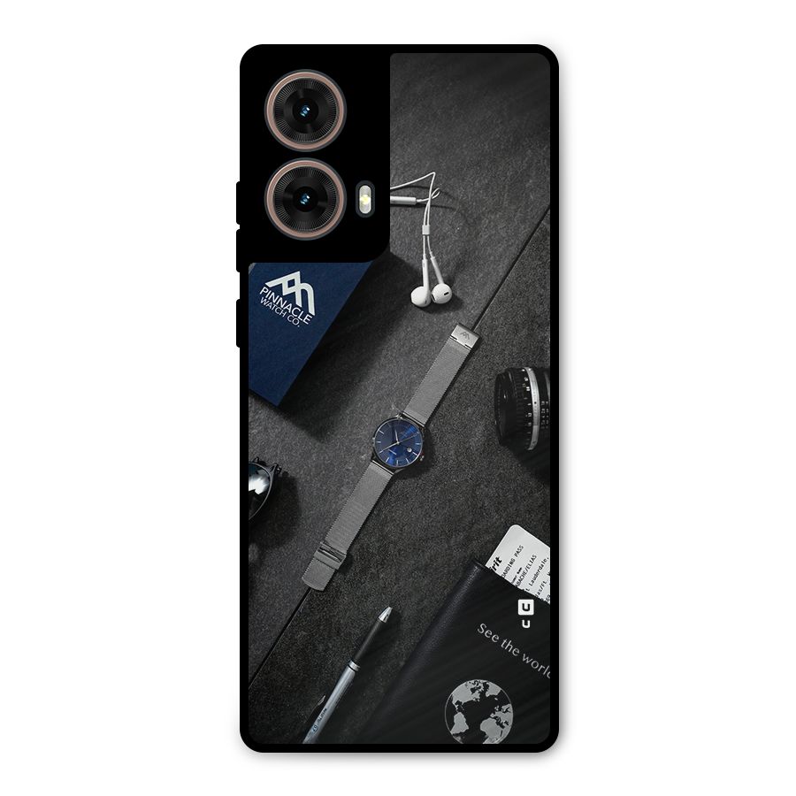 See The World Metal Back Case for Moto G85