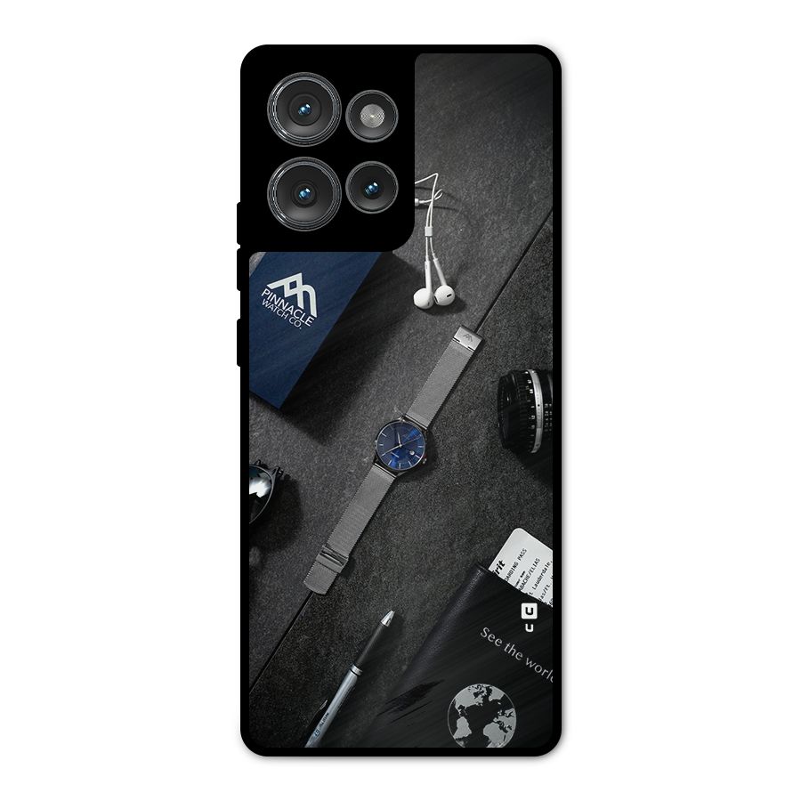 See The World Metal Back Case for Motorola Edge 50