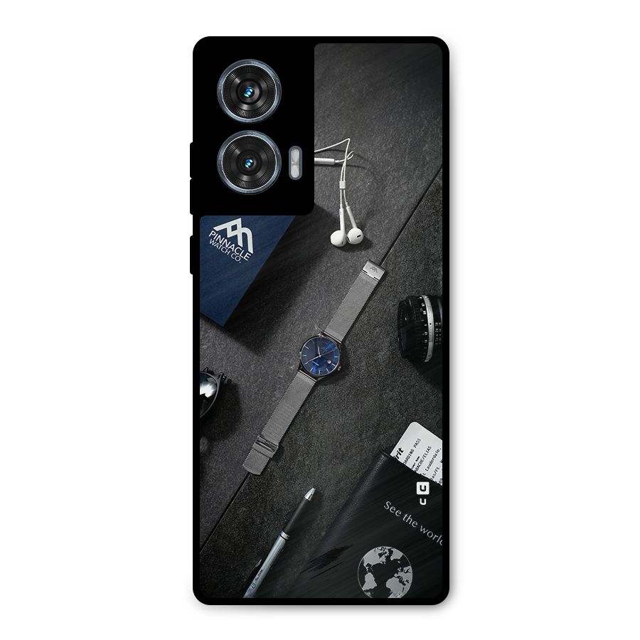 See The World Metal Back Case for Motorola Edge 50 Fusion