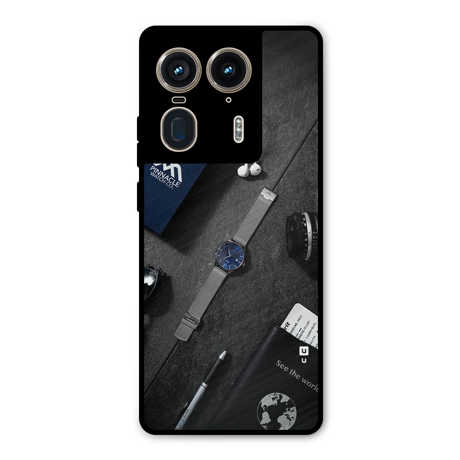 See The World Metal Back Case for Motorola Edge 50 Ultra