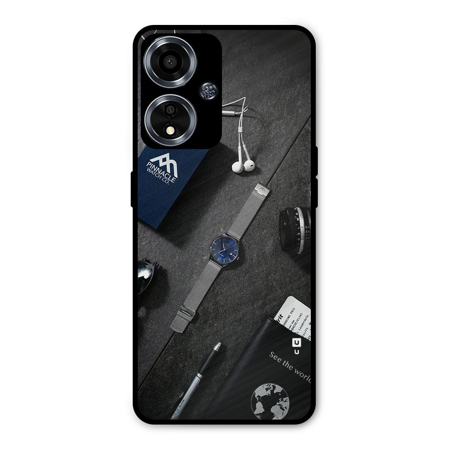 See The World Metal Back Case for Oppo A59