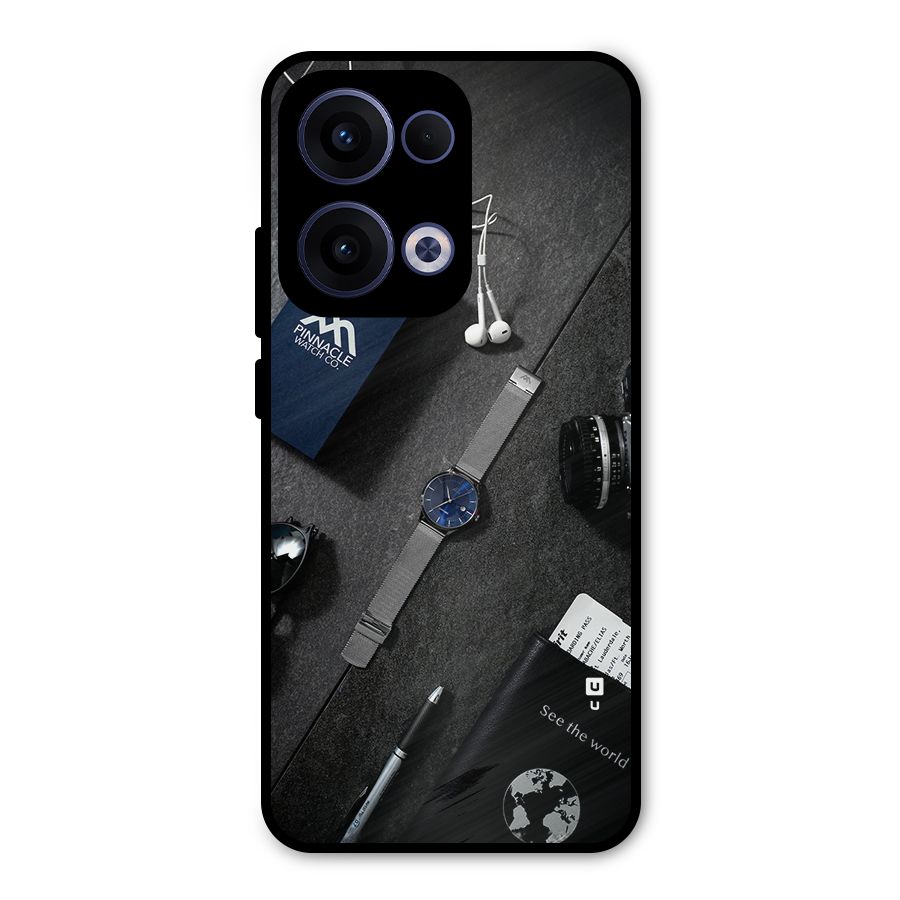 See The World Metal Back Case for Oppo Reno13