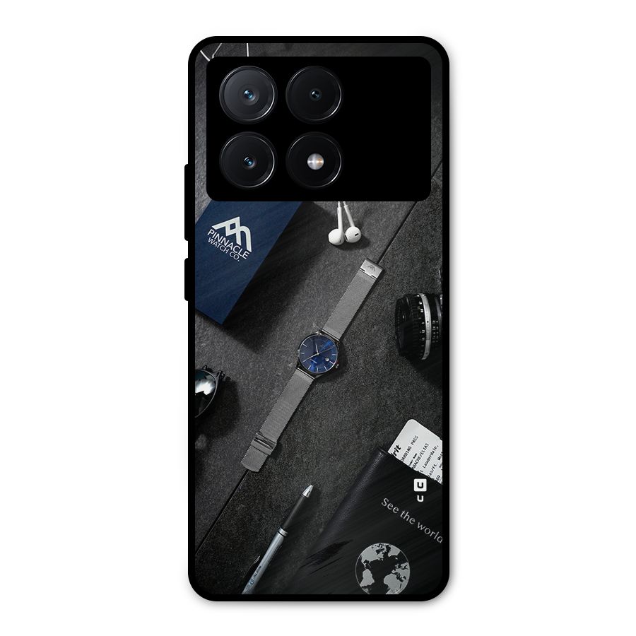 See The World Metal Back Case for Poco X6 Pro