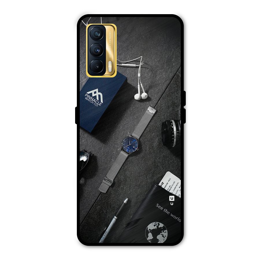 See The World Metal Back Case for Realme X7
