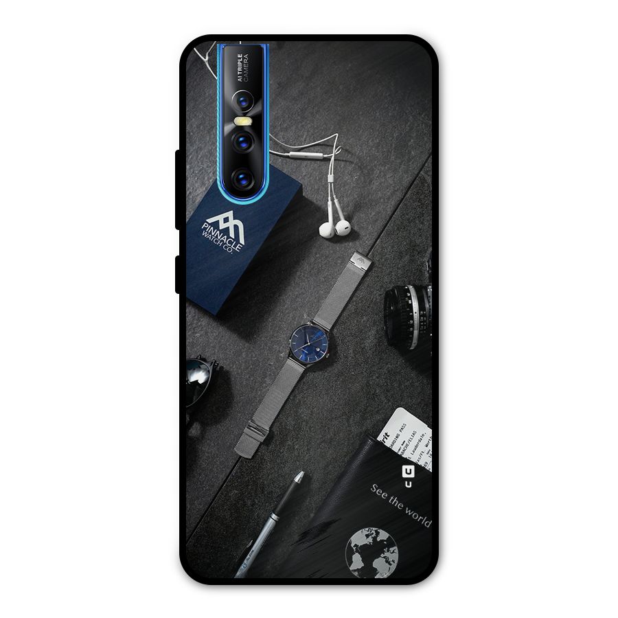 See The World Metal Back Case for Vivo V15 Pro