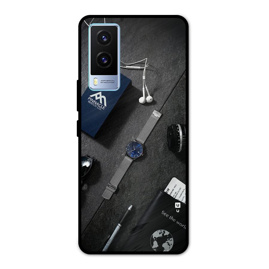 See The World Metal Back Case for Vivo V21e 5G