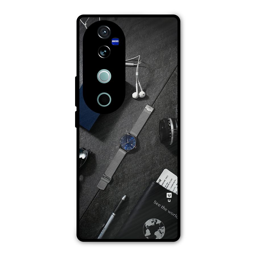 See The World Metal Back Case for Vivo V40 Pro