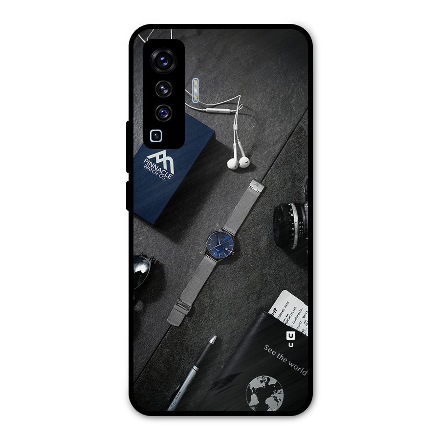 See The World Metal Back Case for Vivo X50