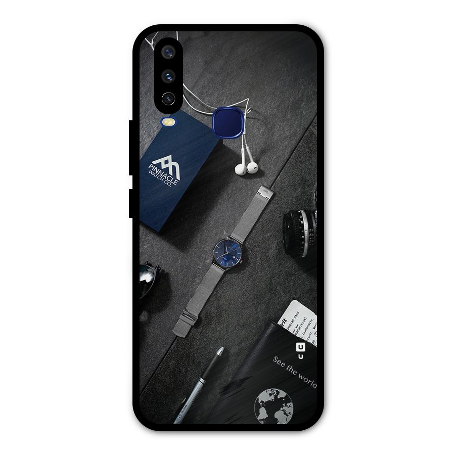 See The World Metal Back Case for Vivo Y12