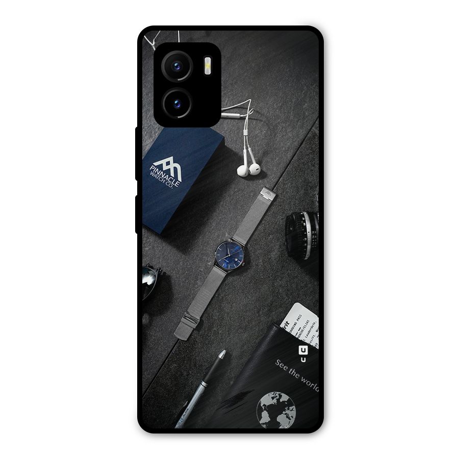See The World Metal Back Case for Vivo Y15s