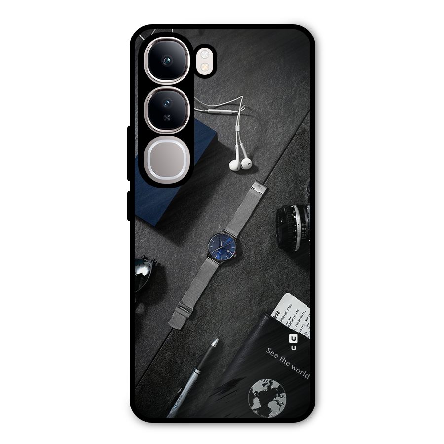 See The World Metal Back Case for Vivo Y300