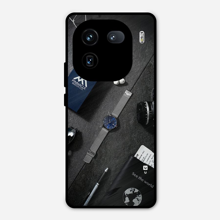 See The World Metal Back Case for iQOO 12