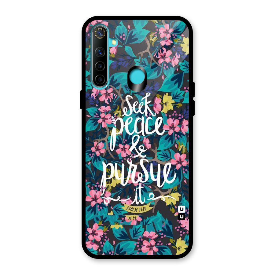 Seek Peace Glass Back Case for Realme Narzo 10