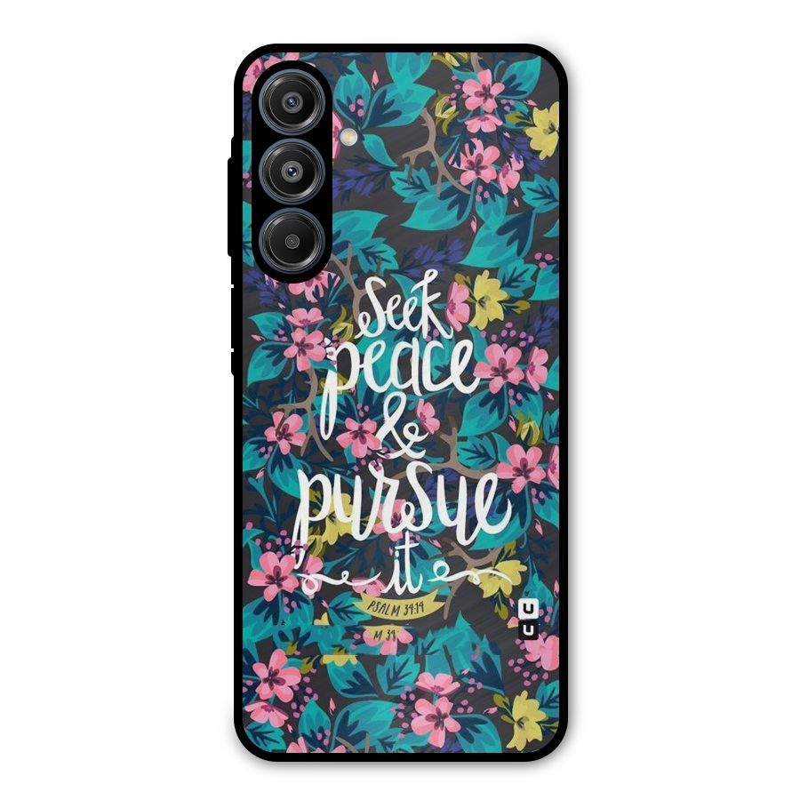Seek Peace Metal Back Case for Galaxy A16 5G
