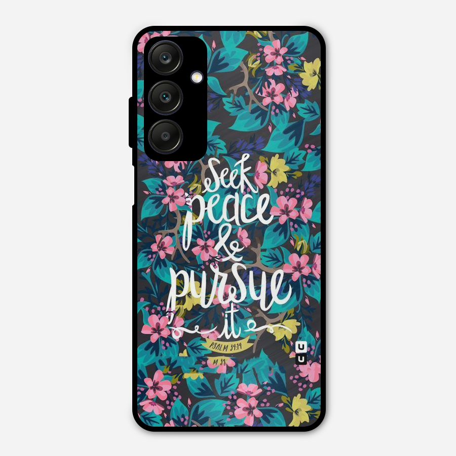 Seek Peace Metal Back Case for Galaxy A25 5G