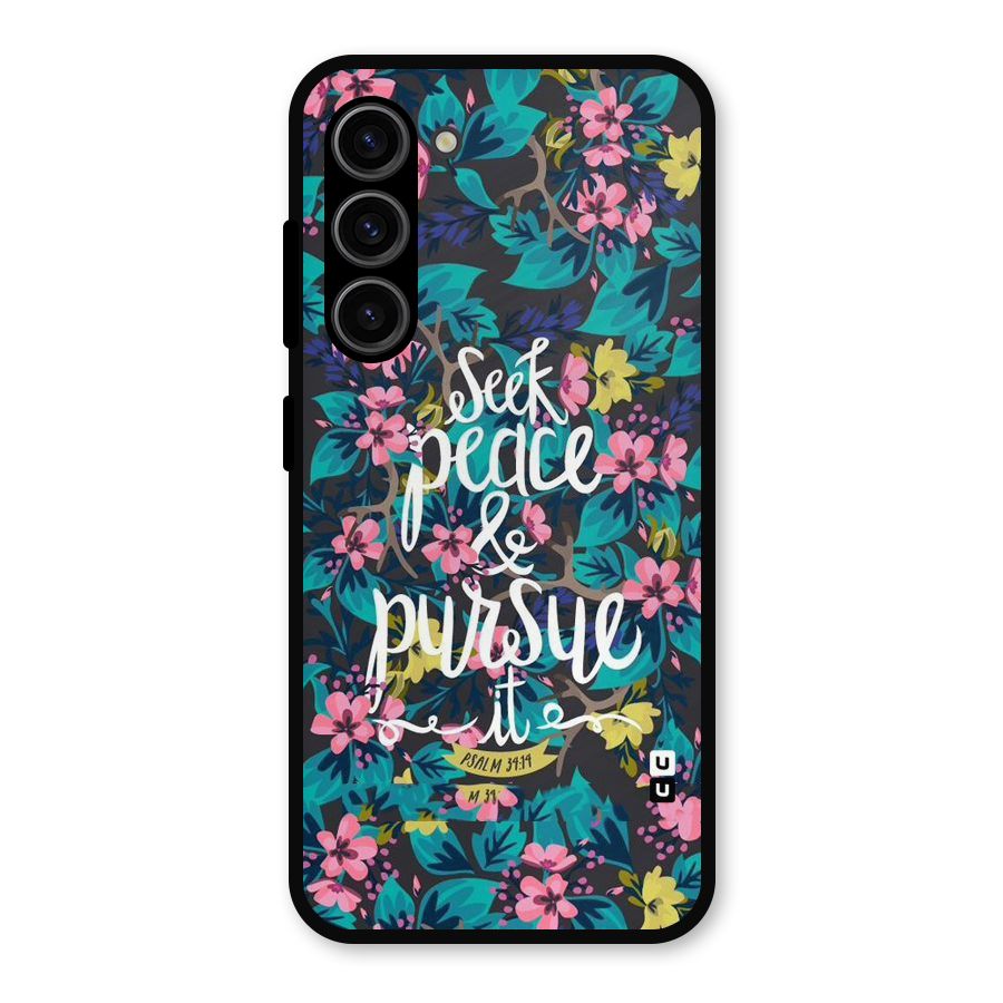 Seek Peace Metal Back Case for Galaxy S23