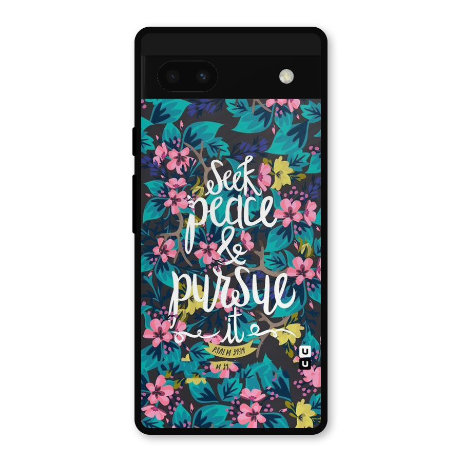 Seek Peace Metal Back Case for Google Pixel 6a