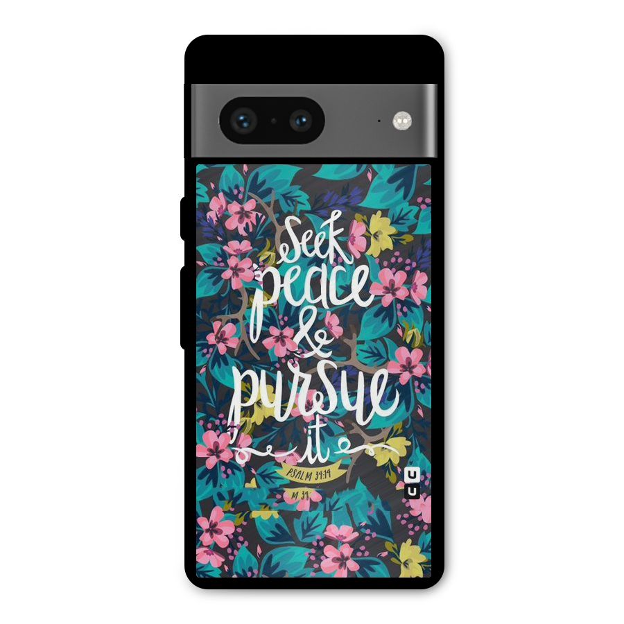 Seek Peace Metal Back Case for Google Pixel 7