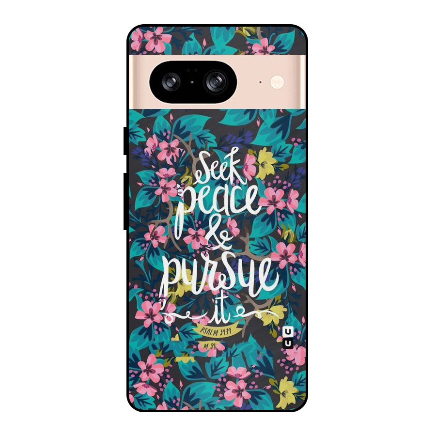 Seek Peace Metal Back Case for Google Pixel 8