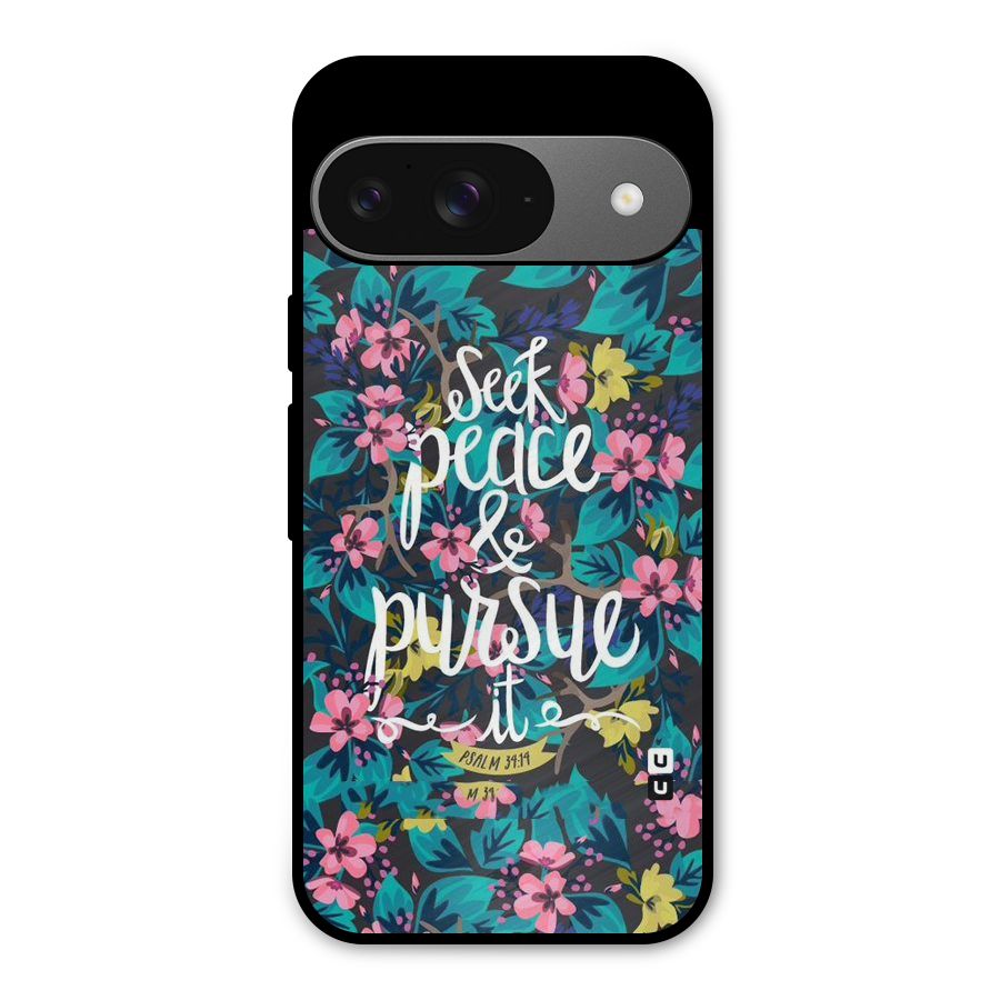 Seek Peace Metal Back Case for Google Pixel 9