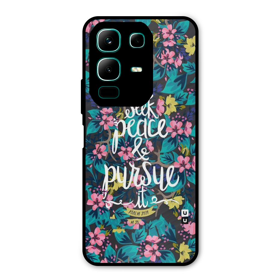 Seek Peace Metal Back Case for Infinix Note 50x