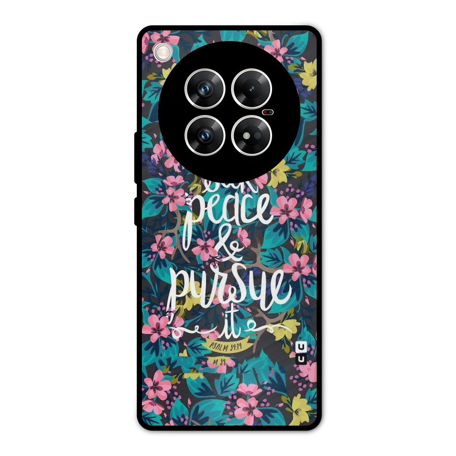 Seek Peace Metal Back Case for Infinix Zero 40 5G