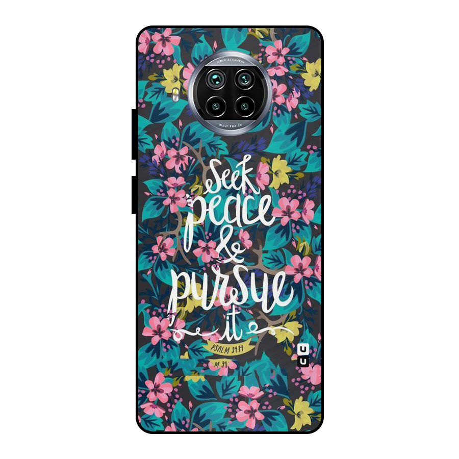 Seek Peace Metal Back Case for Mi 10i