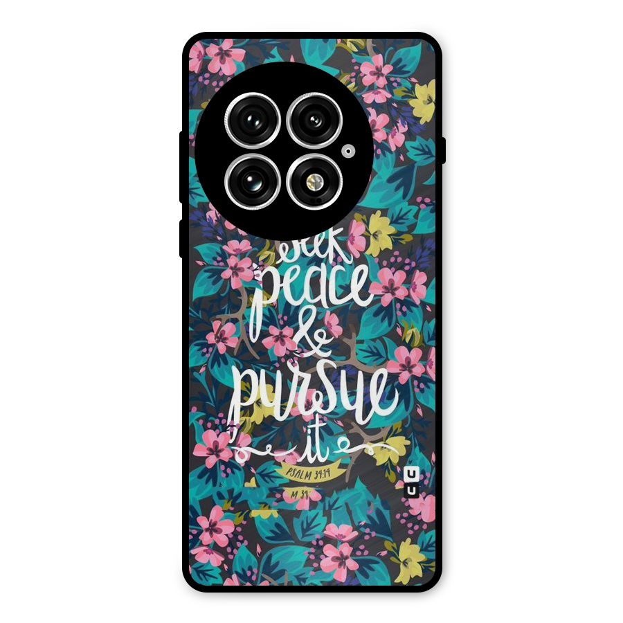 Seek Peace Metal Back Case for OnePlus 13
