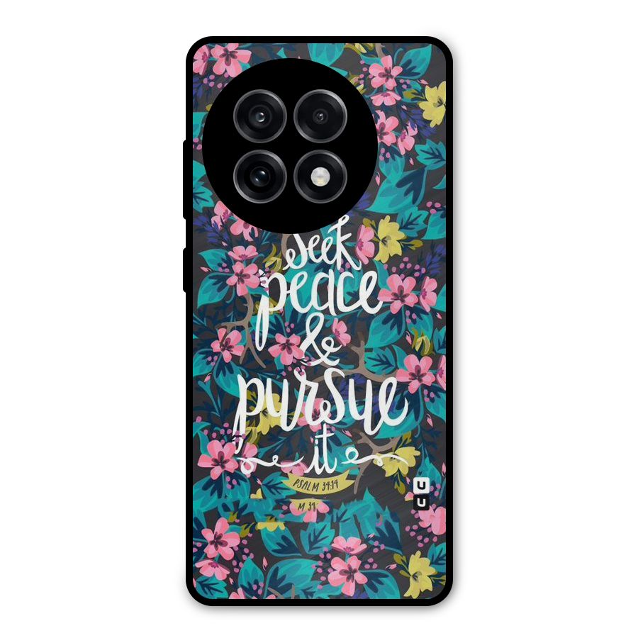 Seek Peace Metal Back Case for OnePlus 13R