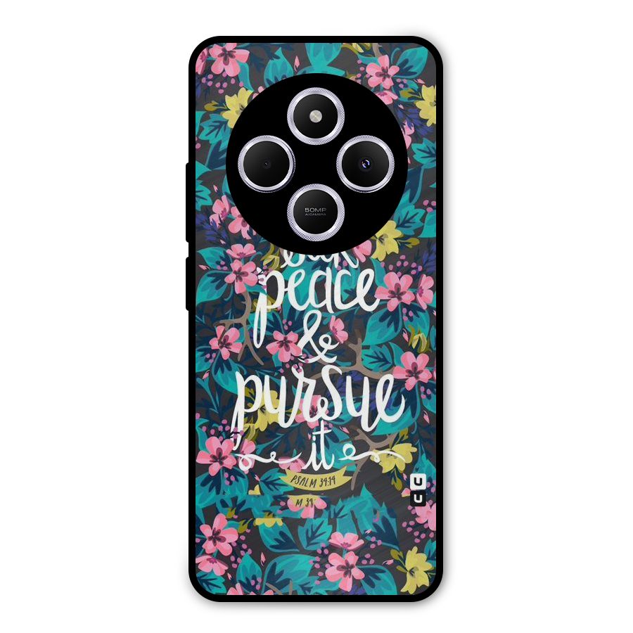 Seek Peace Metal Back Case for Poco M7