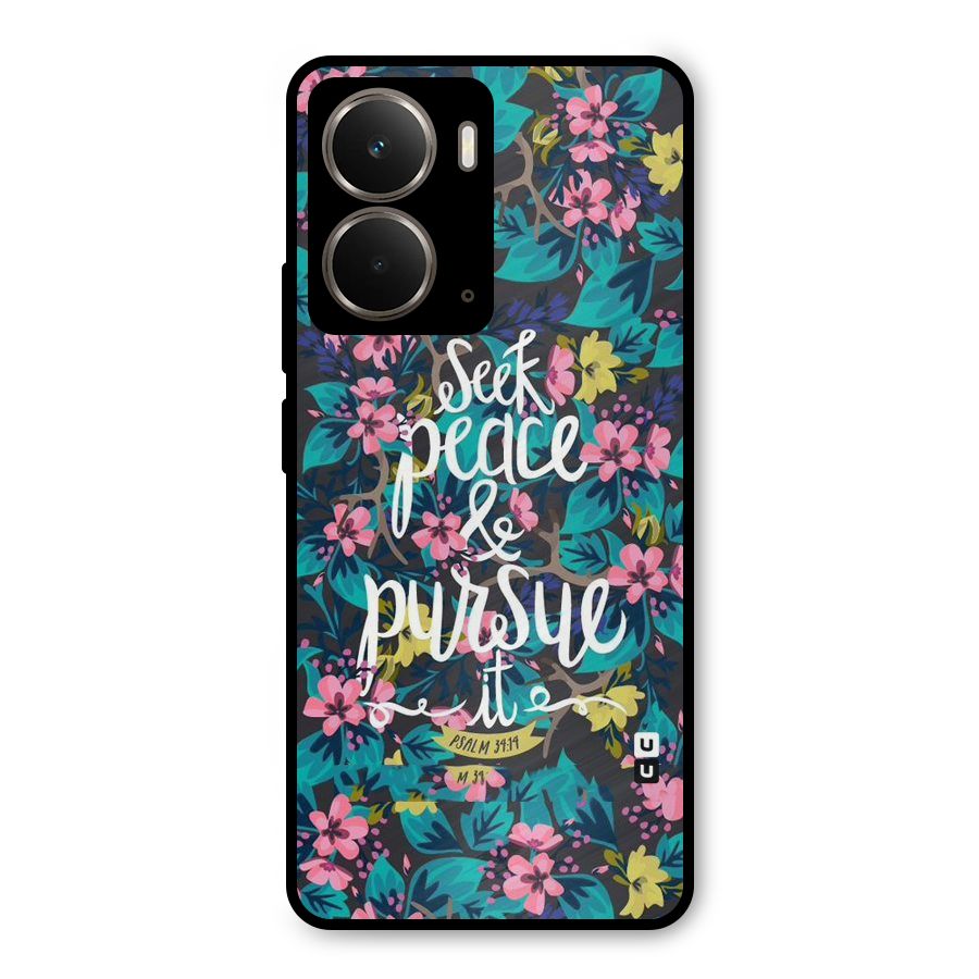 Seek Peace Metal Back Case for Realme P3