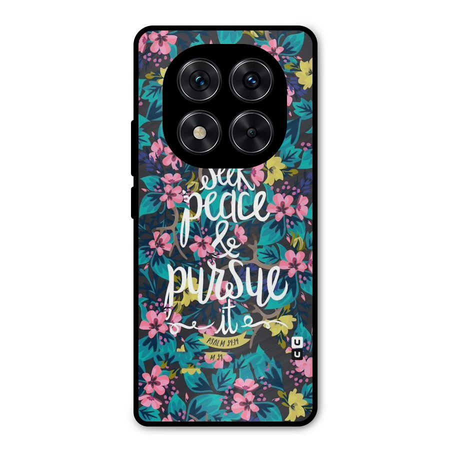 Seek Peace Metal Back Case for Redmi Note 14 Pro 5G