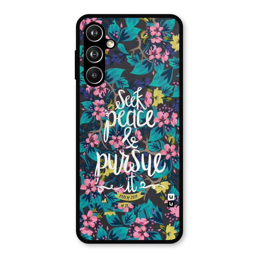 Seek Peace Metal Back Case for Samsung Galaxy M54