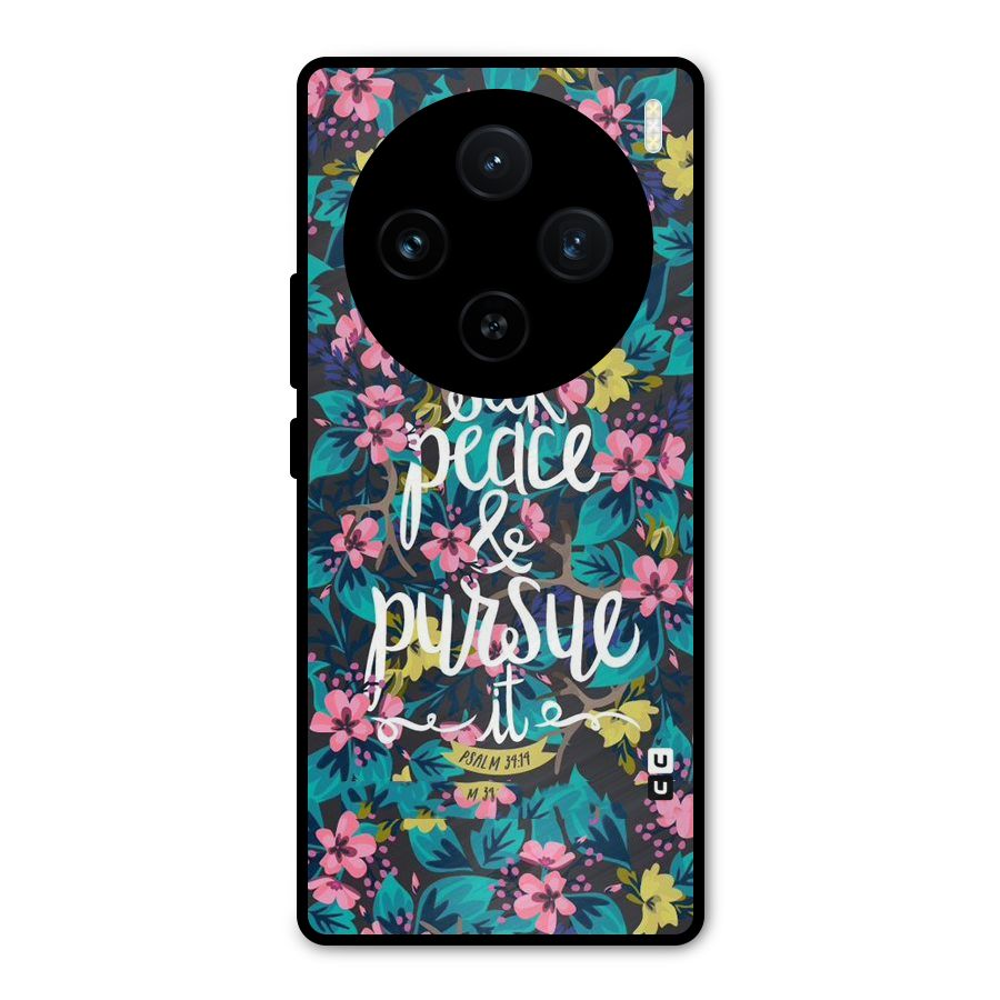 Seek Peace Metal Back Case for Vivo X100