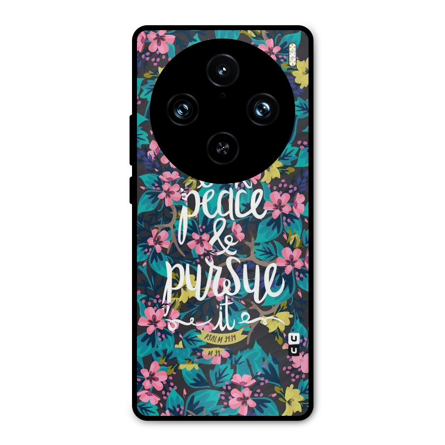 Seek Peace Metal Back Case for Vivo X100 Pro