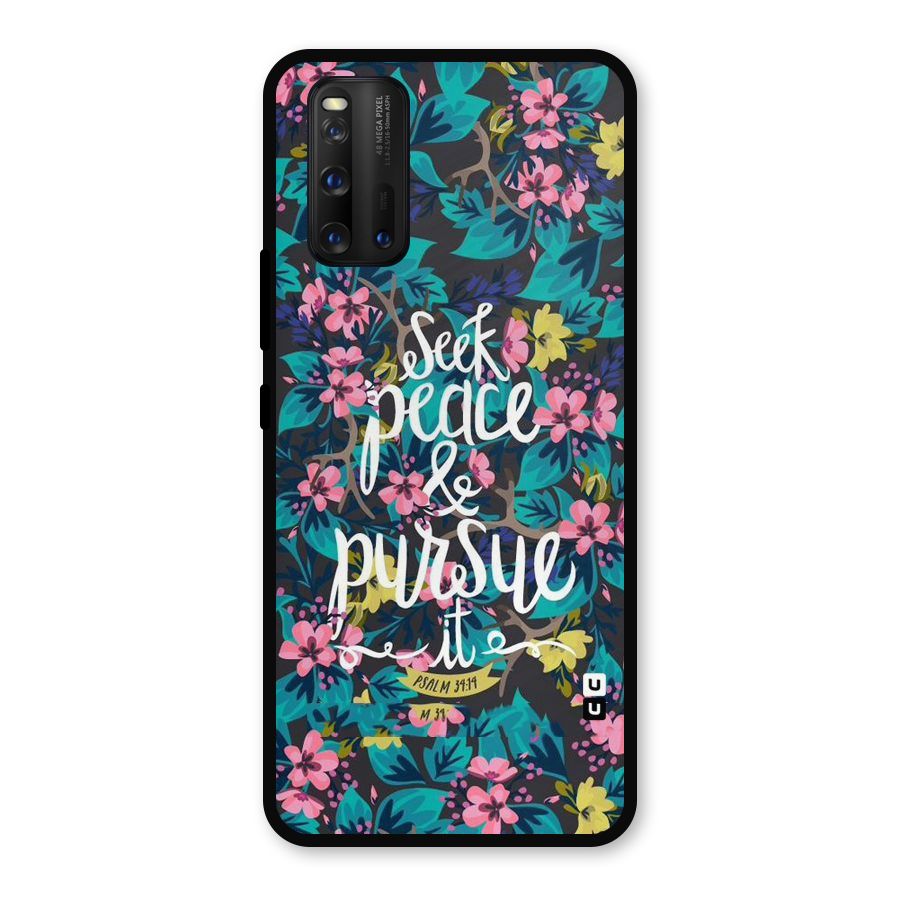 Seek Peace Metal Back Case for iQOO 3