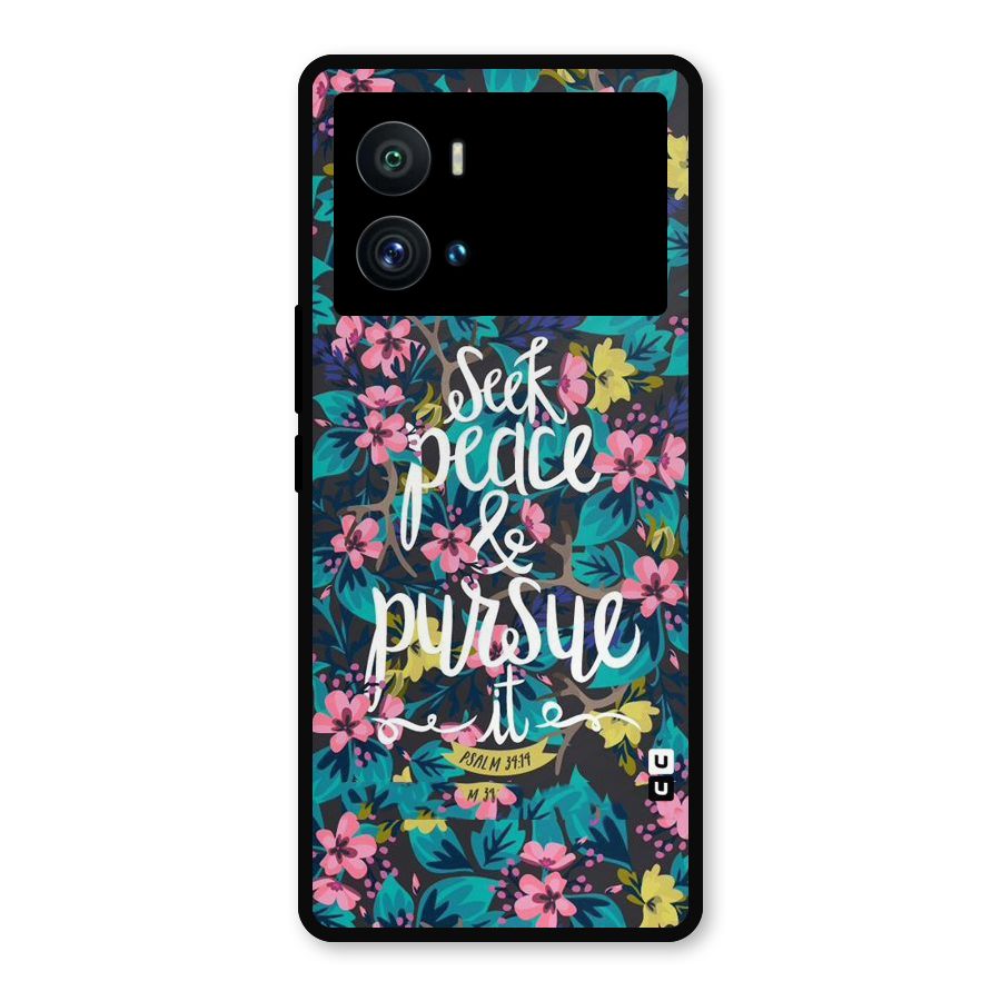 Seek Peace Metal Back Case for iQOO 9 Pro