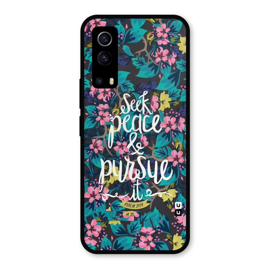 Seek Peace Metal Back Case for iQOO Z3
