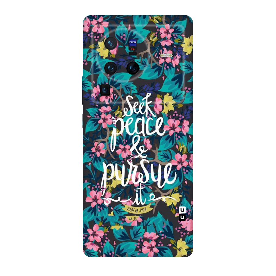 Seek Peace Original Polycarbonate Back Case for Vivo X80