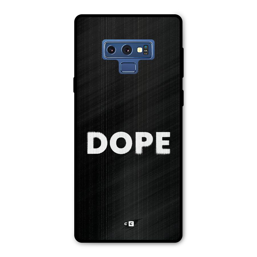 Sense Alert Metal Back Case for Galaxy Note 9