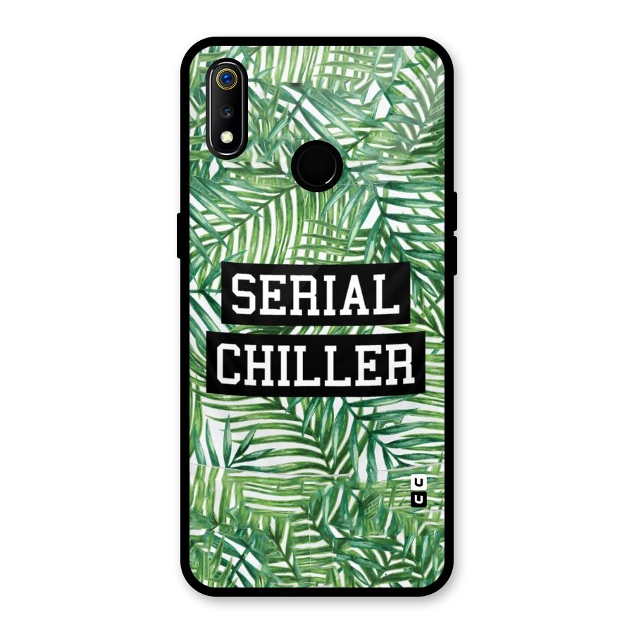 Serial Chiller Glass Back Case for Realme 3
