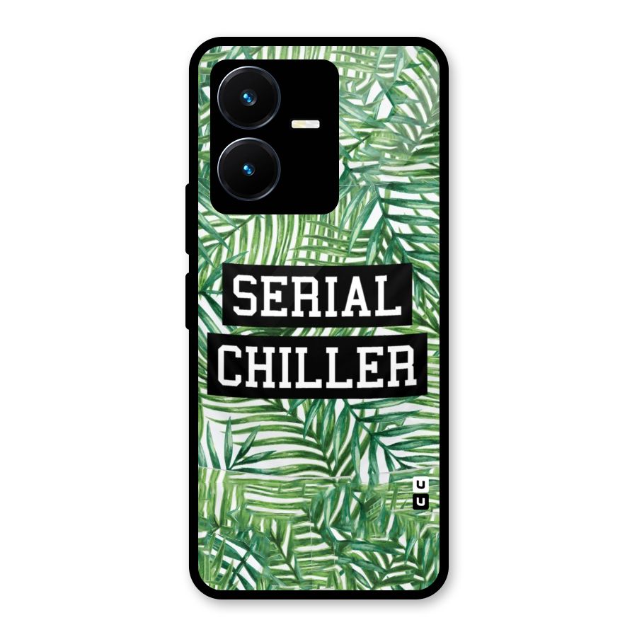Serial Chiller Glass Back Case for Vivo Y22s
