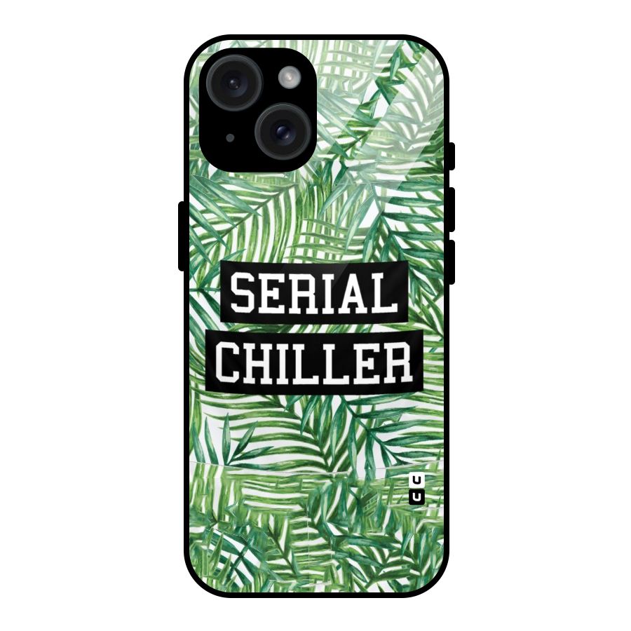 Serial Chiller Glass Back Case for iPhone 15
