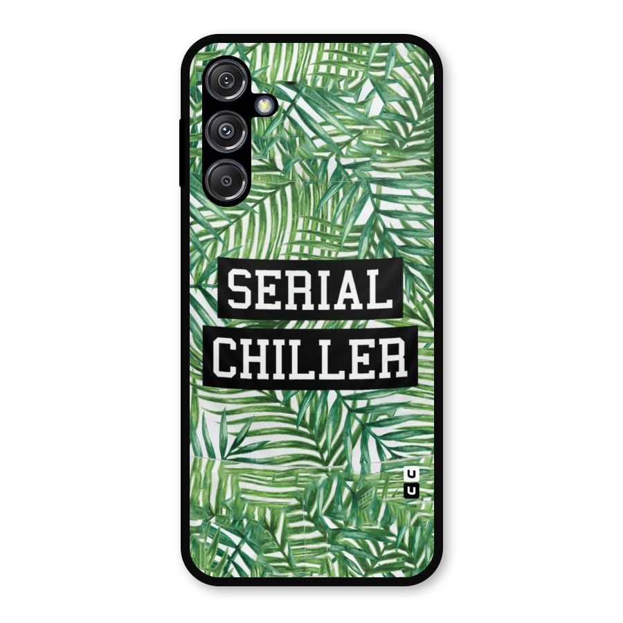 Serial Chiller Metal Back Case for Galaxy M34 5G