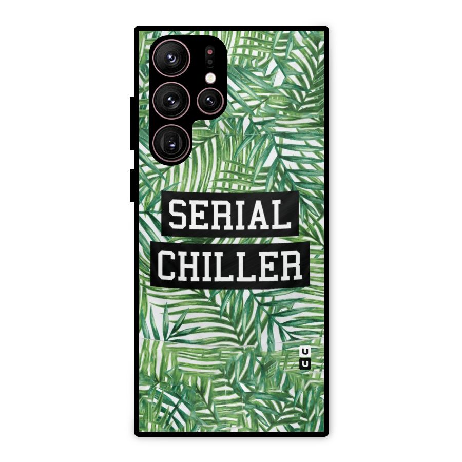 Serial Chiller Metal Back Case for Galaxy S22 Ultra 5G