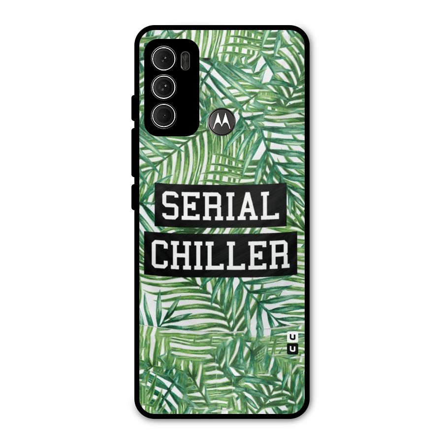 Serial Chiller Metal Back Case for Moto G60
